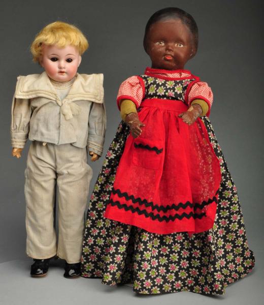 Lot of 2: Early 20th Century Dolls.