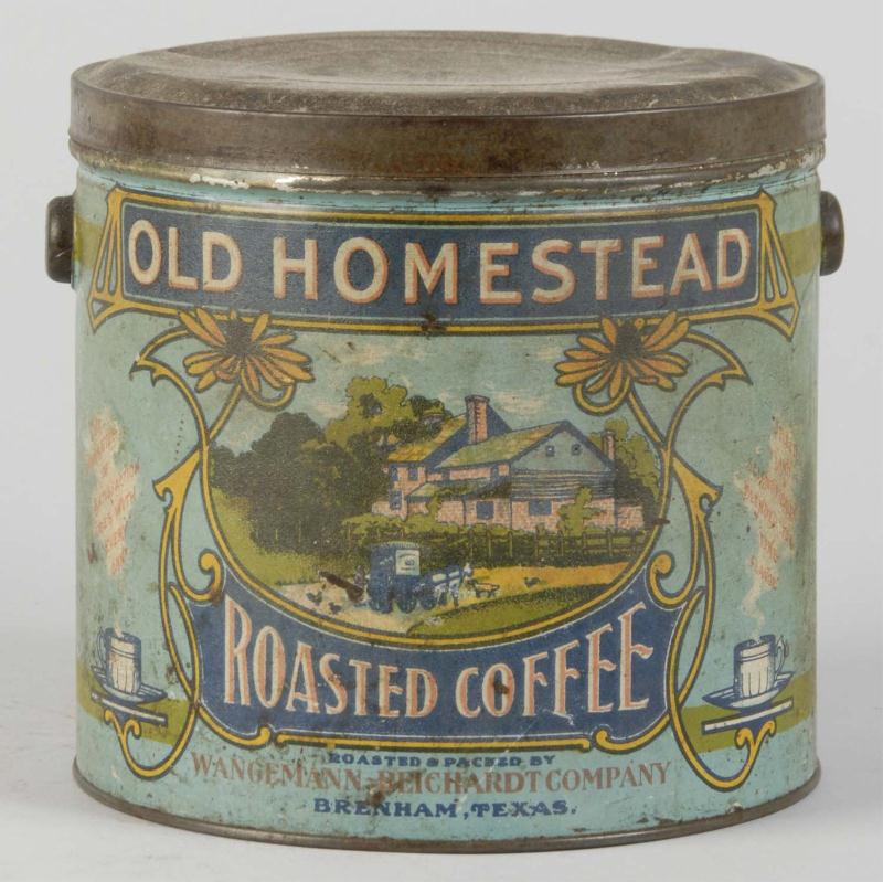Old Homestead Coffee Pail. 
Description