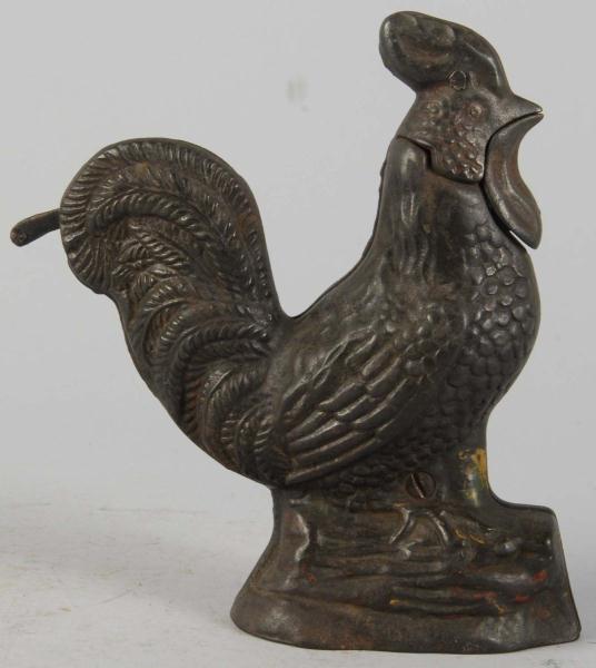 Cast Iron Rooster Mechanical Bank  112e40