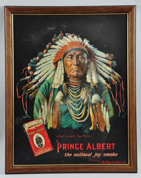 Prince Albert Tobacco Tin Sign  112e54