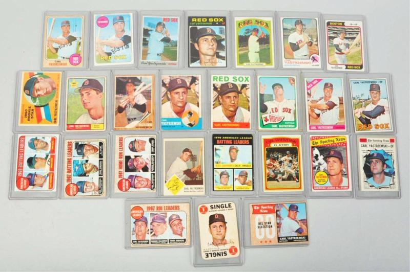 Lot of 26: Topps Carl Yastrzemski