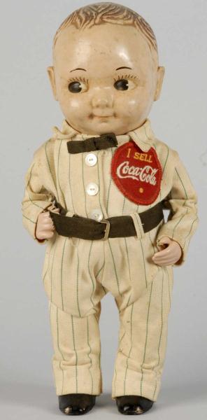 Plastic Coca-Cola Buddy Lee Doll.