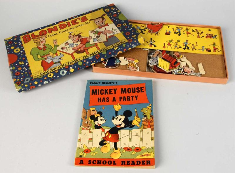 Lot of 2 Mickey Mouse Blondie 112eaa