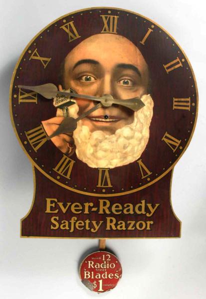 Ever Ready Razors Advertising Clock  112eb4