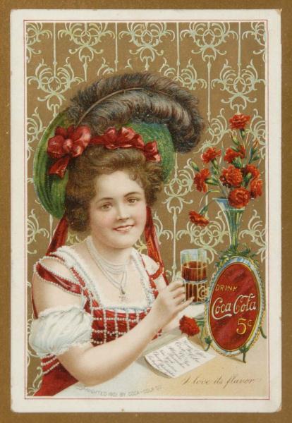 1902 Coca Cola Menu Card Description 112eb7