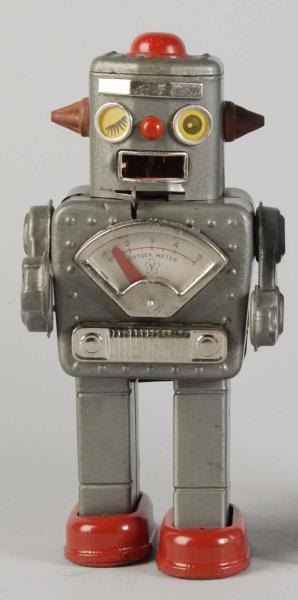 Tin Litho Winky Robot Wind-Up Toy.