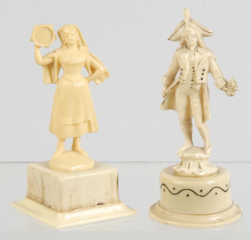 Lot of 2: Celluloid Figural Sewing