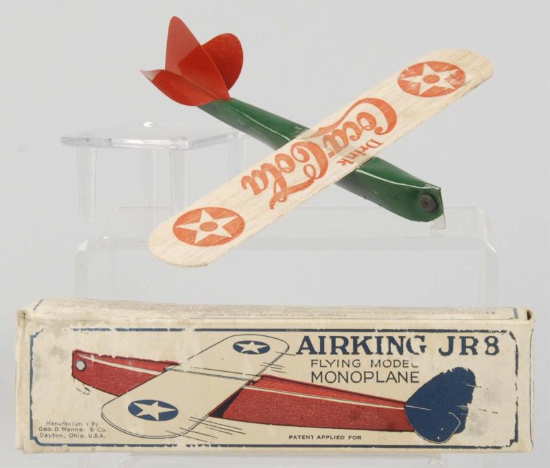 Rare Coca-Cola Toy Airplane & Box.