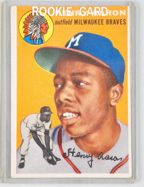 Topps Rookie Henry Aaron 1954 Baseball 112f46