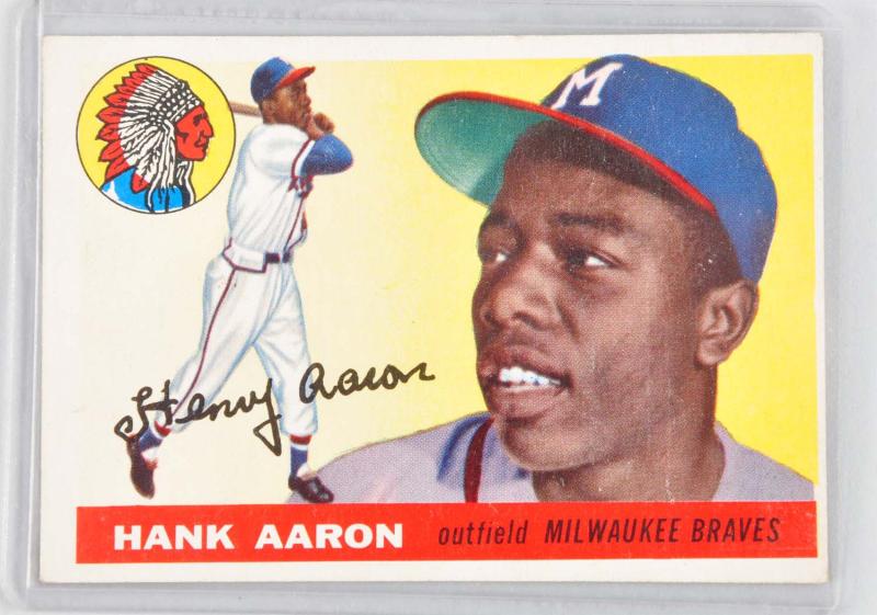 Topps 1955 Henry Aaron Baseball 112f73