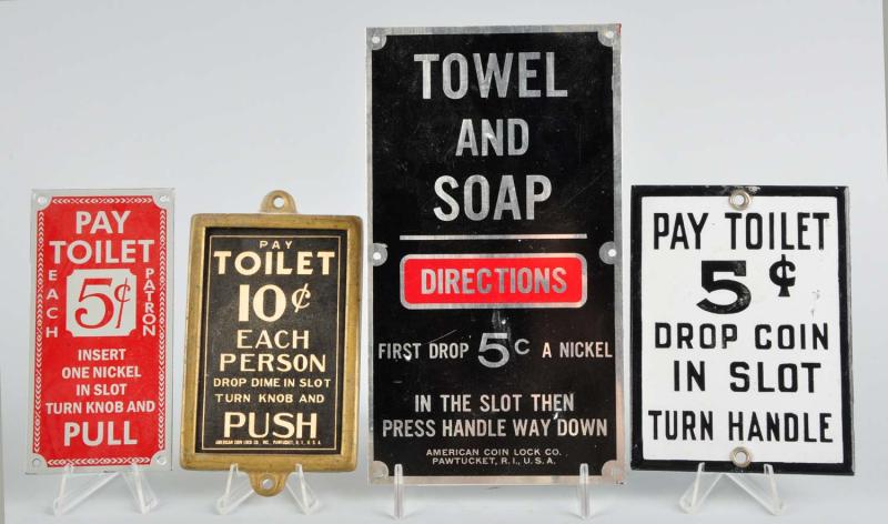 Lot of 4: Early Toilet Related