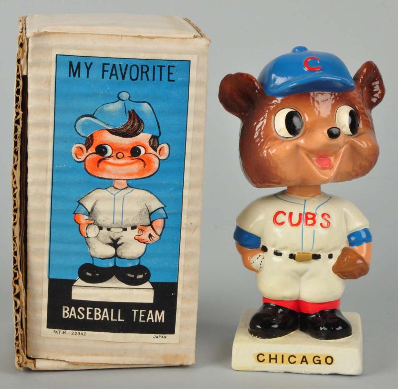 Chicago Cubs Mascot Bobbing Head Doll.