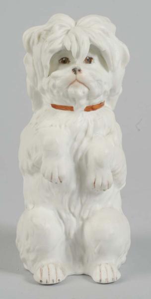 German Bisque Heubach Dog Figure. 
Description
