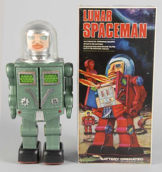 Tin Lunar Spaceman Battery-Operated