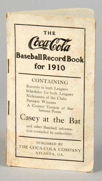 Coca Cola Baseball Record Book 112fc6