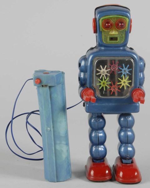 Tin High Wheel Robot Battery-Operated