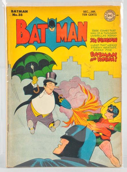 1946 Batman Comic No. 38. 
Description