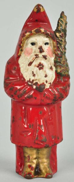 Cast Iron Hubley Santa with Tree