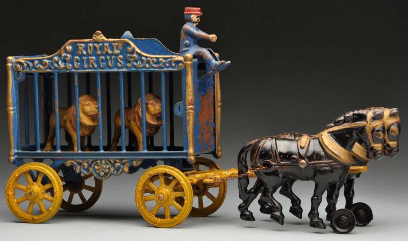 Cast Iron Hubley Royal Circus Cage 11300e