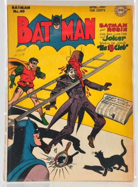 1947 Batman Comic No 40 Description 113013