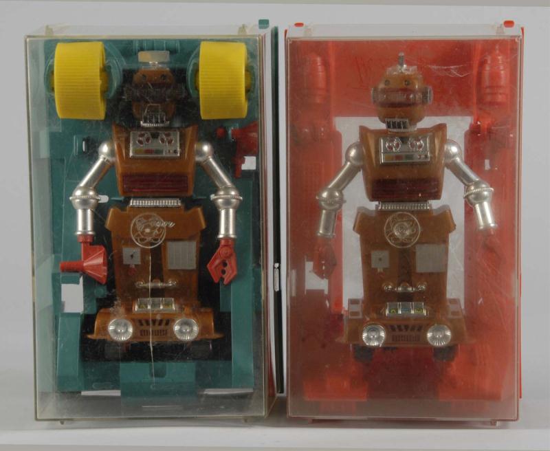 Lot of 2 Ideal Zeroid Robot Battery Op 113046
