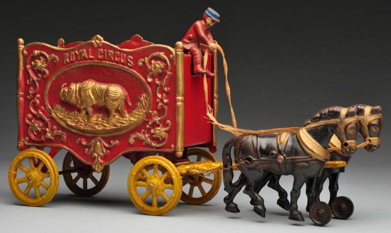 Cast Iron Hubley Royal Circus Rhino