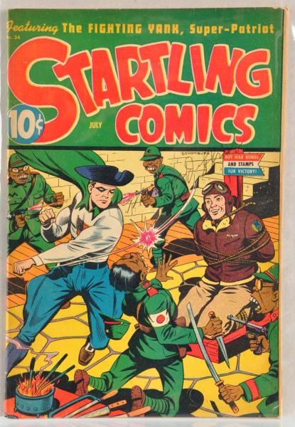 1945 Starling Comics No. 34. 
Description