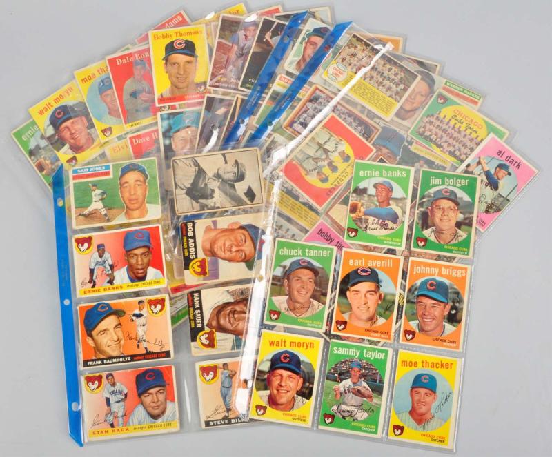 Group Lot of Chicago Cubs Baseball 1130e6