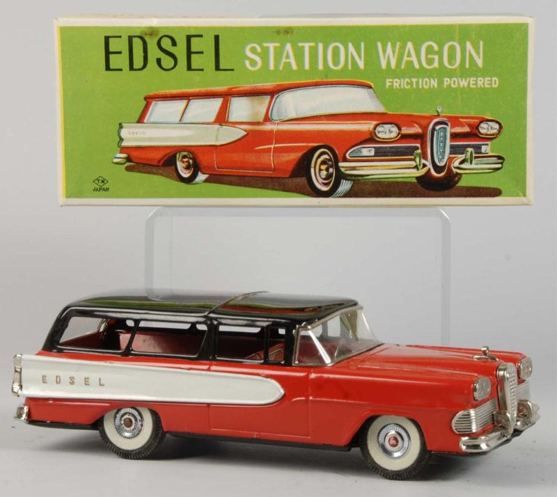 Tin Litho Edsel Station Wagon Friction