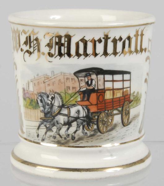 Horse Drawn Wagon Shaving Mug  113102