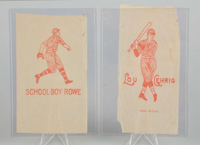 Lot of 2: Early Baseball Transfers.