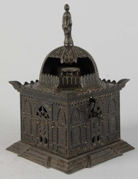 Cast Iron Mosque Mechanical Bank  11311f