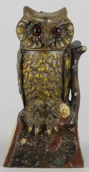 Cast Iron Owl Turns Head Mechanical