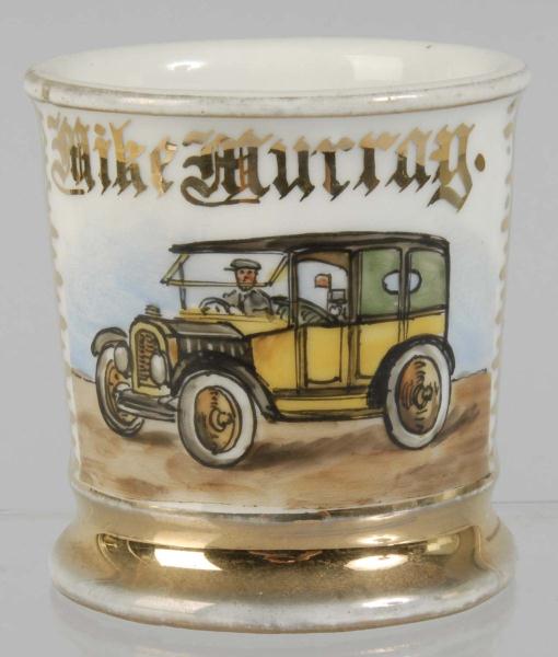 Yellow Taxi Cab Shaving Mug Description 113132