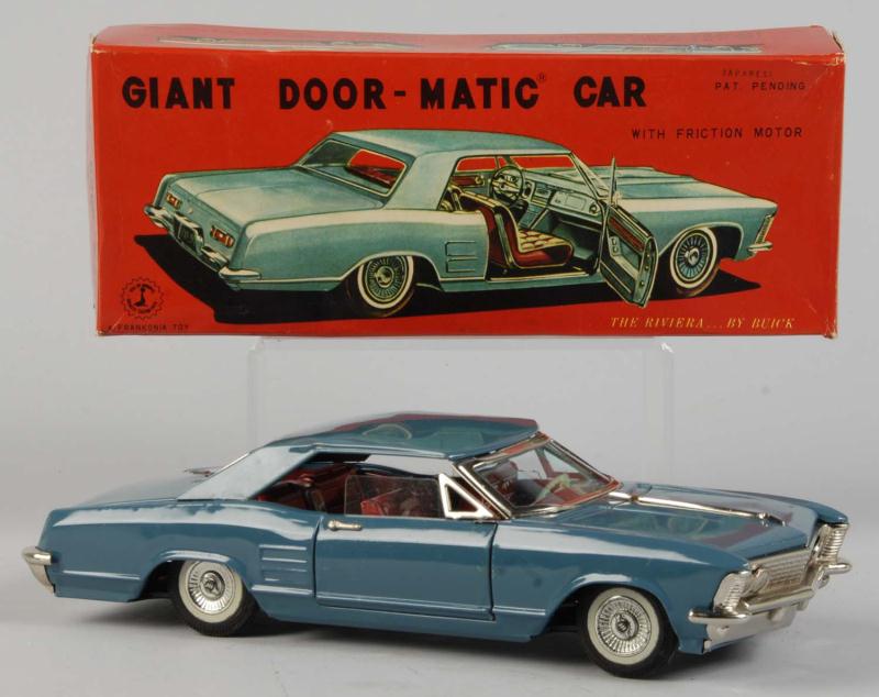 Tin Litho Buick Riviera Friction Toy.