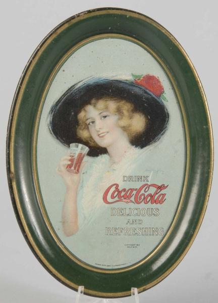 1913 Coca-Cola Change Tray. 
Description