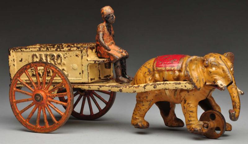 Cast Iron Cairo Express Elephant Drawn 113154