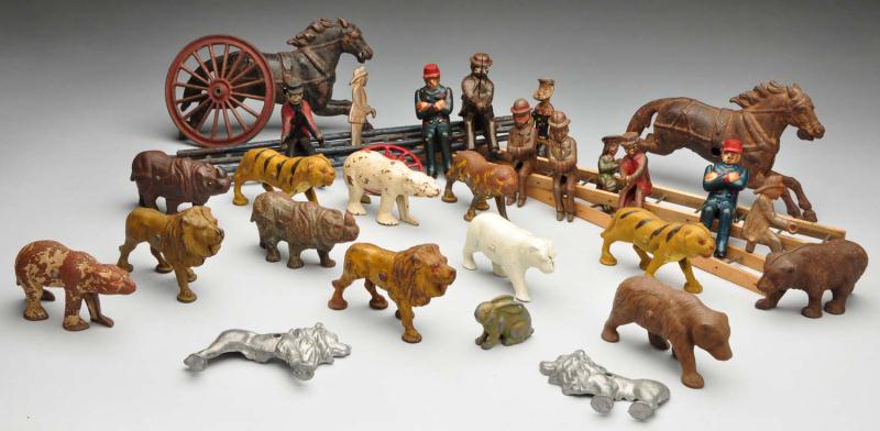 Assorted Lot of Cast Iron Animals