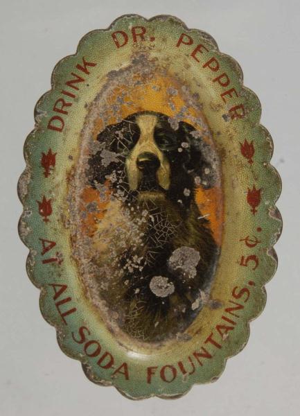 Dr. Pepper Pin Tray featuring Dog. 
Description