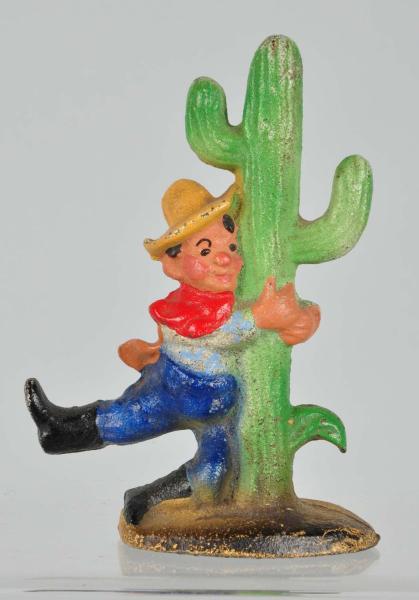 Cast Iron Cowboy by Cactus Bottle 11319f