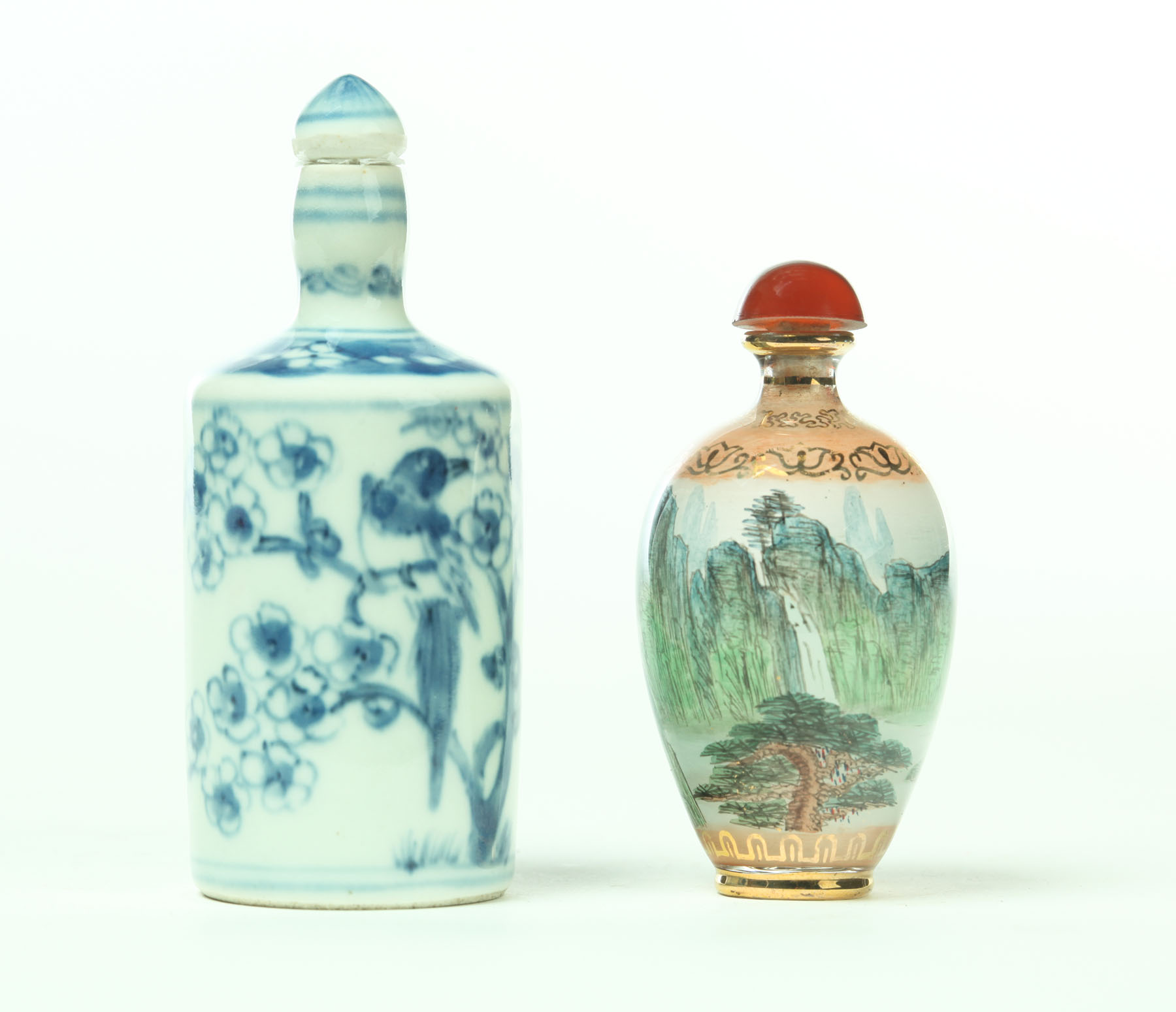 TWO SNUFF BOTTLES China late 113680