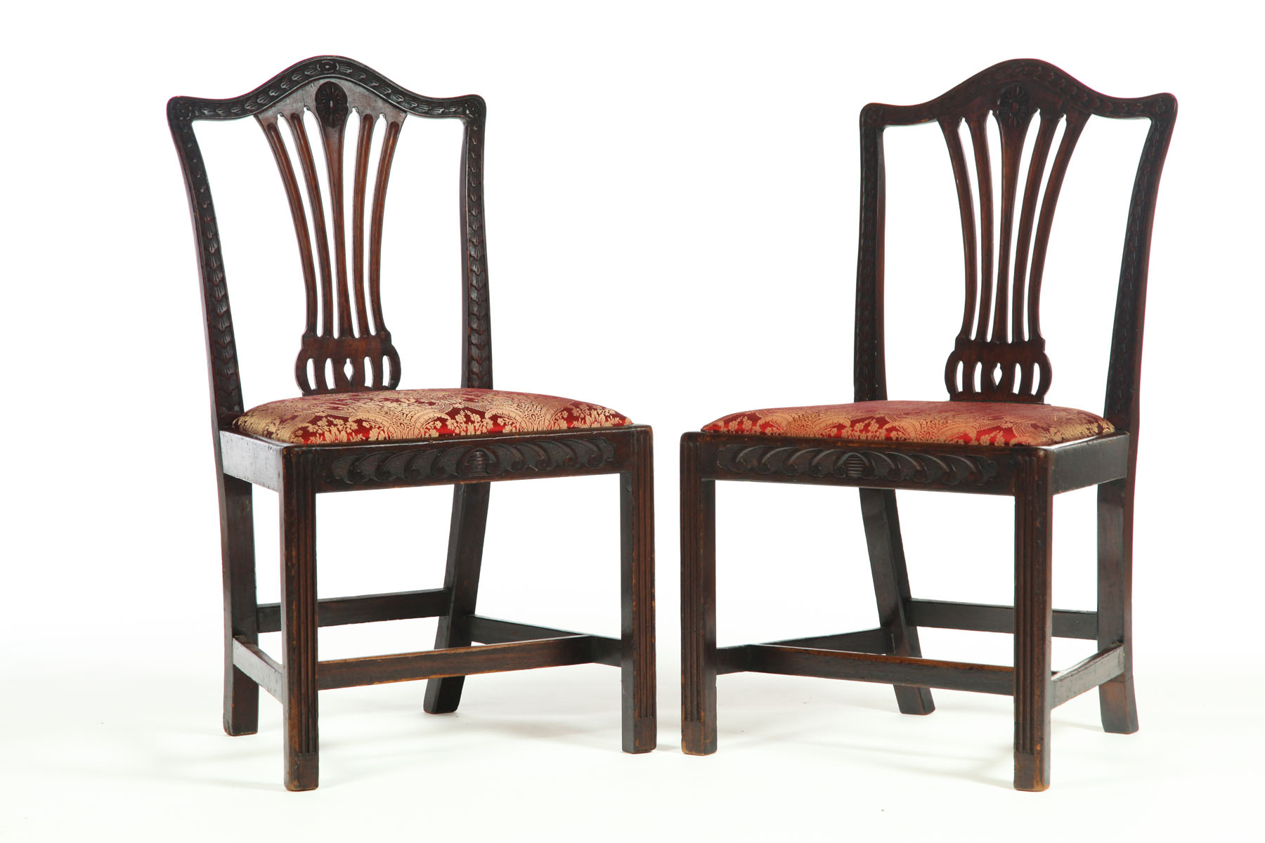PAIR OF SIDE CHAIRS.  England 