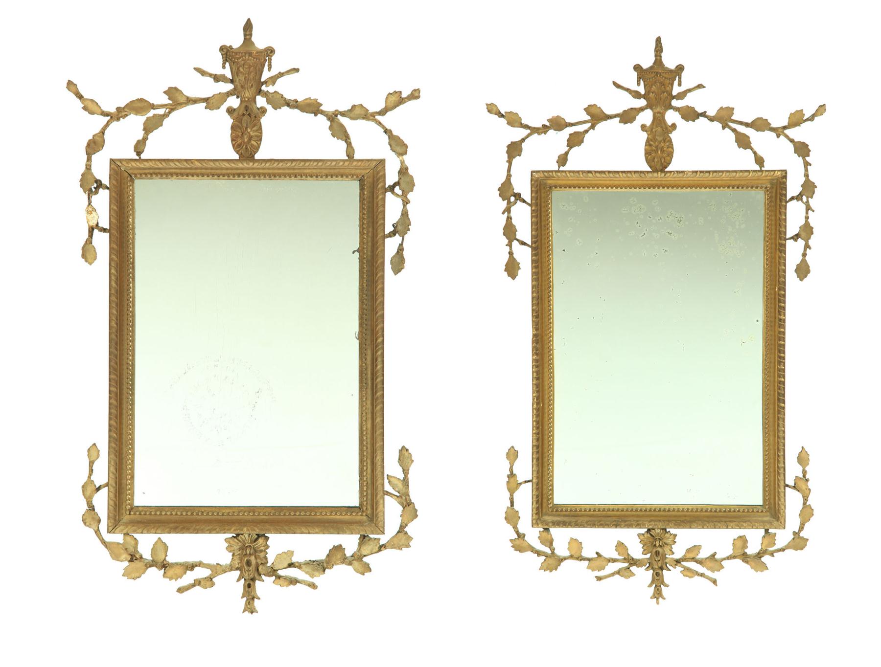 PAIR OF MIRRORS.  Continental 