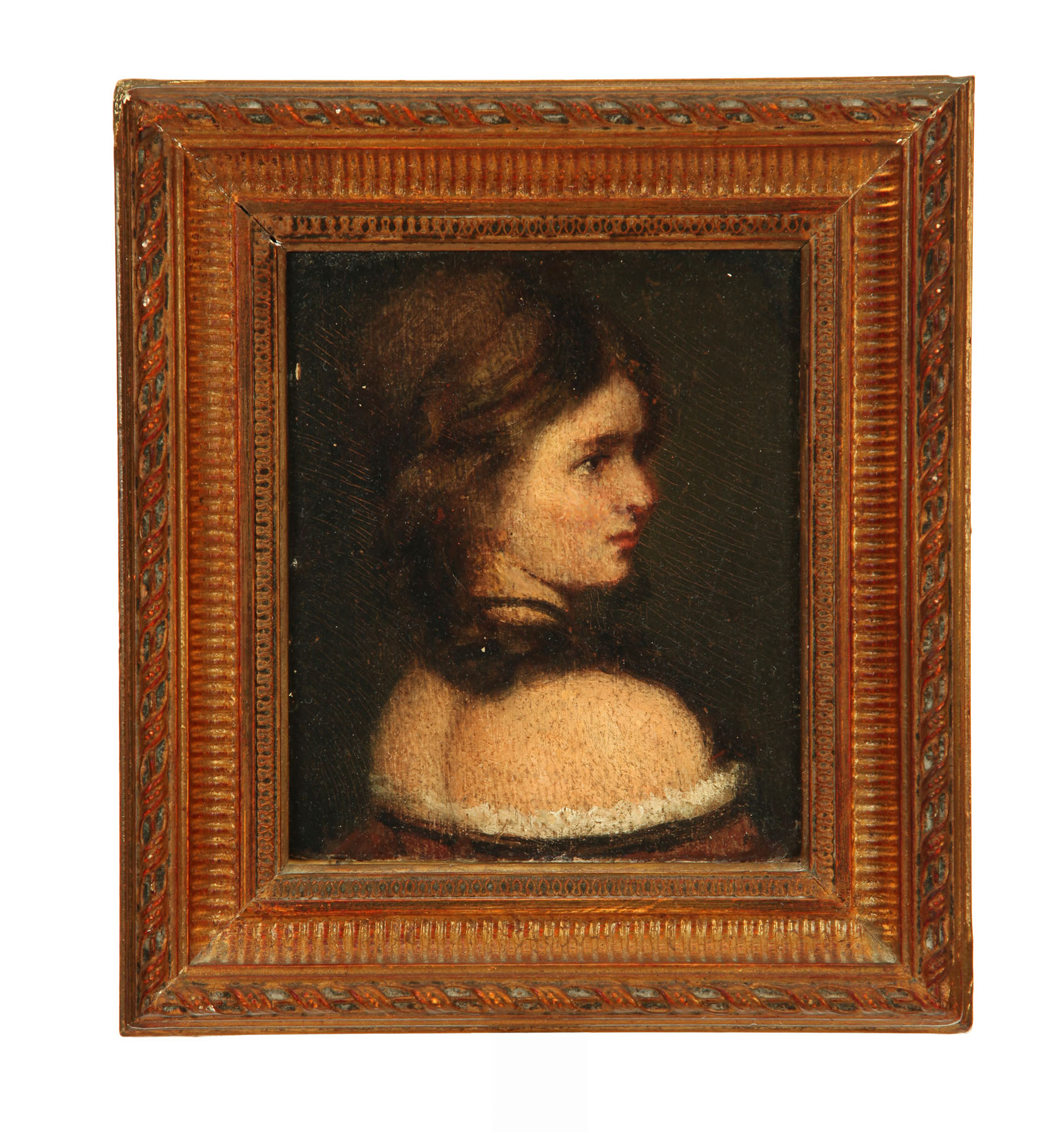 PORTRAIT OF A WOMAN SIGNED H  1137bf