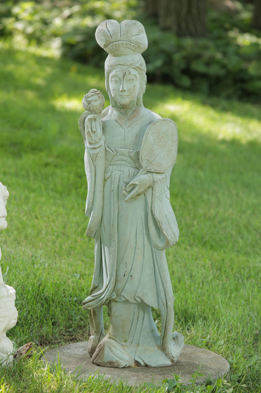 GARDEN STATUE.  Asian  probably