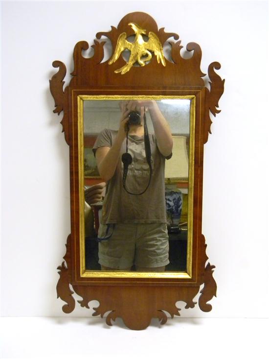 Chippendale 19th C wall mirror 11386c