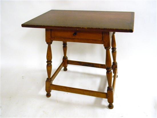 18th C tavern table single drawer 113881