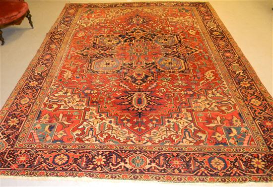 Antique Persian Herez red field 113889