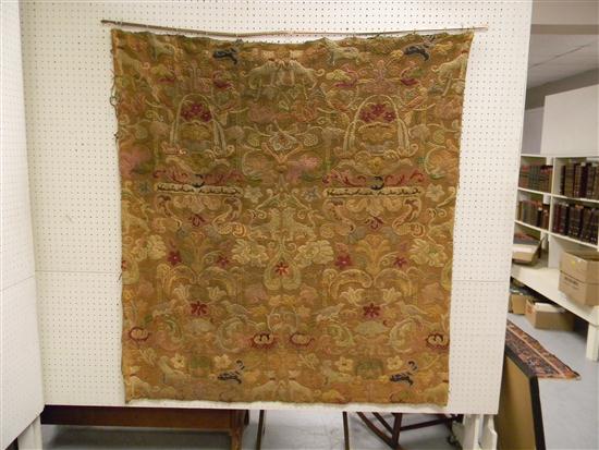 Hanging woven tapestry earth tone 1138b2