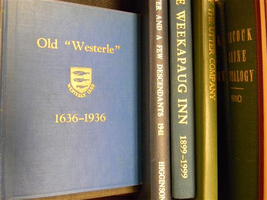Books: collection of Rhode Island/Westerly